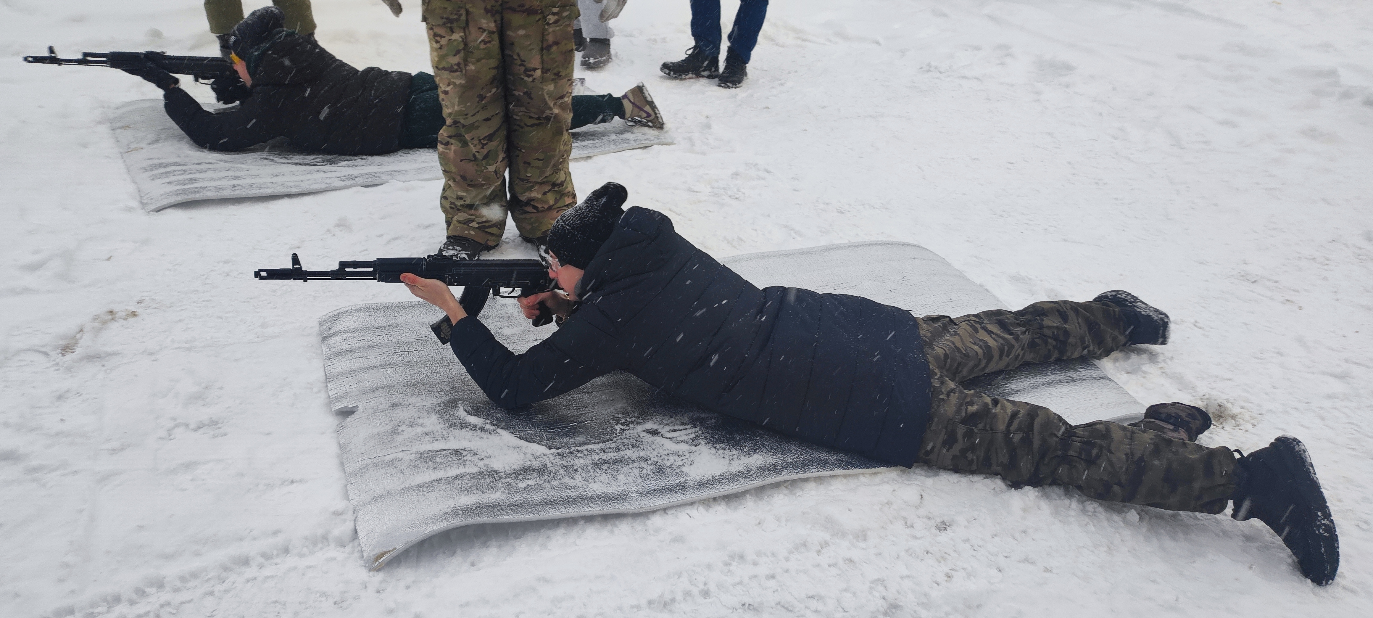 Огневая подготовка — стрельба лёжа